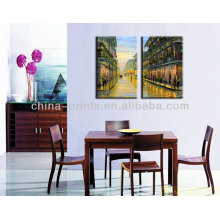 Hot Sale Architecture Oil Painting Canvas Art For Wall Decor